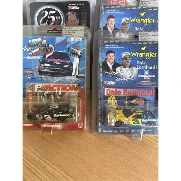Mixed Lot Of24 1:6 Vintage NASCAR Collectables